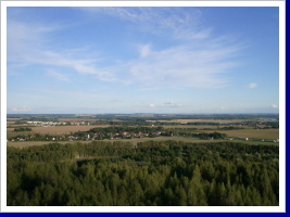 Herrliche Aussicht nach Süden vom Turm Halde Trages am 5.09.2010 Herrliche Aussicht nach Süden vom Turm Halde Trages am 5.09.2010